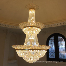 154 Lights large hotel K9 crystal chandelier